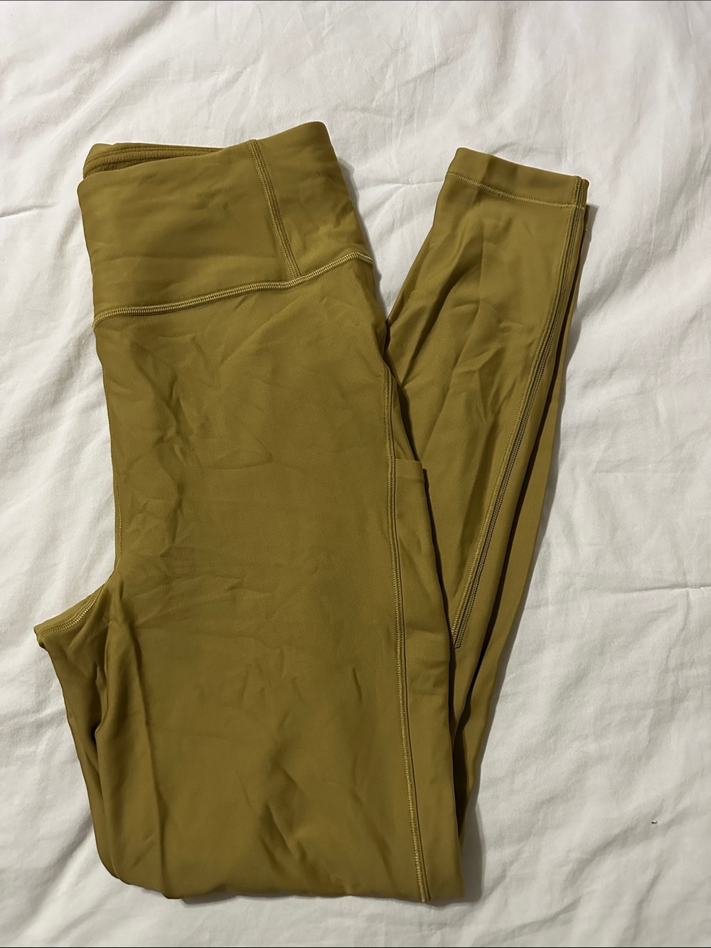 lululemon Olive-Toned Performance Leggings